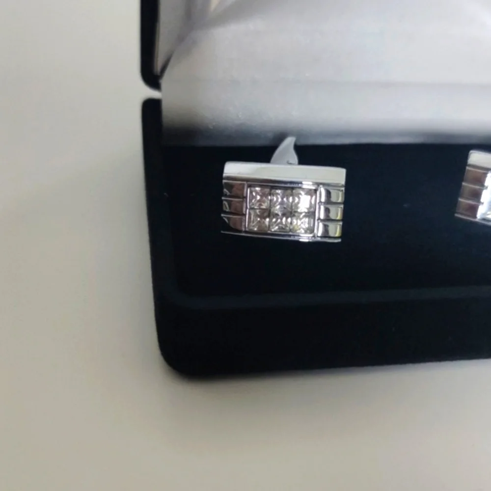 Umo Lorenzo Silver Cufflinks NWT